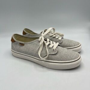 Vans Light Gray Canvas Sneakers